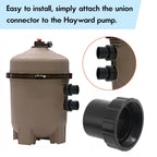 GAQUECY SPX3200 UNKIT Union Connection Kit for Hayward Select, 2 Pack Pool Pump Parts, Compatible with Tristar Northstar EcoStar Pumps & SwimClear Cartridge Filter