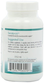 Allergy Research Group NutriCology Seratonin - Serotonin Support Supplement - Mood & Sleep Support Capsules - Neurotransmitter Balance Formula - Vegetarian - 30 Servings - 90 Capsules