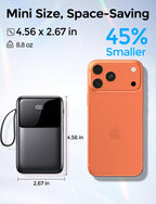 HELLEE 15000mAh Portable Charger Power Bank, 45% Smaller Built-in 4 Cables