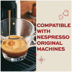 Kimbo Espresso Barista Ristretto | Aluminium Capsules, Nespresso Compatible | Smooth & Rich Italian Espresso | Dark Roast, 100 Count