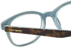 Kate Spade Women's Rebec Cat Eye Reading Glasses, Tortoise Aqua, 49 mm (1.5 x Magnification Strength)