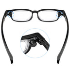 Ouolipraa Flex Focal Adjustable Glasses Dial Vision Reading Glasses Zoom Eyeglasses for Men Women One Power Auto Focus 0D to 400D Presbyopic Readers Variable Focus Eyewear Read Distance Near Far Sight