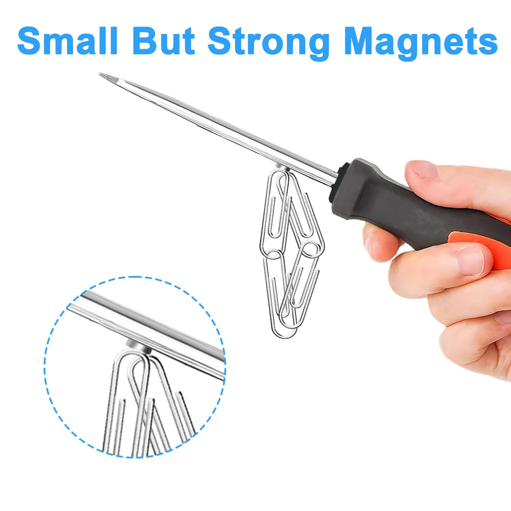 Caturledas Mini Magnets, 2x1mm Little Round Magnetic 400 Pack