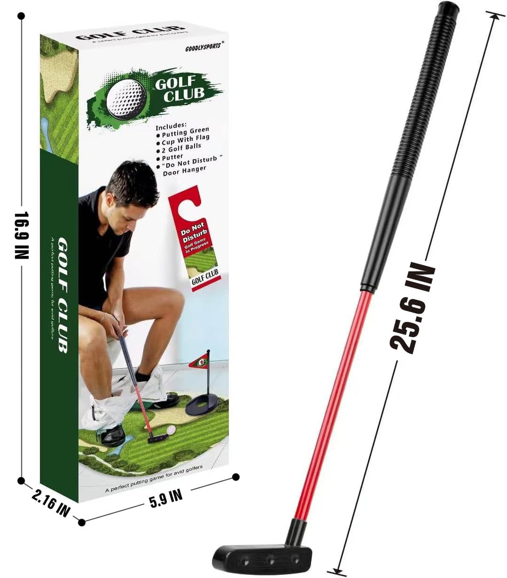 GOODLYSPORTS Toilet Golf Gag Gifts for Men, White Elephant Gifts for Adults