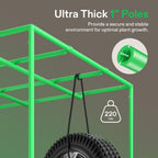 VIVOSUN PRO Grow Tent 2x4 Indoor Grow Tents 24"x48"x 72" with High CFM Kit