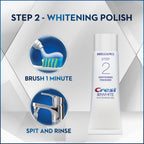 Crest 3D White Brilliance 2-Step Teeth Whitening Toothpaste Kit, Deep Cleansing Toothpaste (4.0 oz) and Whitening Gel Finisher (2.3 oz), Daily At-Home Whitening System