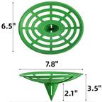 Pumtus 12 Pack Melon Cradles, Plastic Pumpkin Support, Squash Protector Stand, Watermelon Support Plant Trellis, Melon Holder Growing Frame, Protector for Watermelon, Squash, Pumpkin