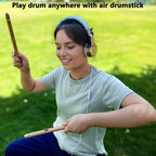 Electric Drumsticks Air Drum Sticks 4rd Gen Virtual Air Drum with Drumsticks, Pedals, Bluetooth and 8 Sounds, Electronic Drum Set for Adults, Children, Gift