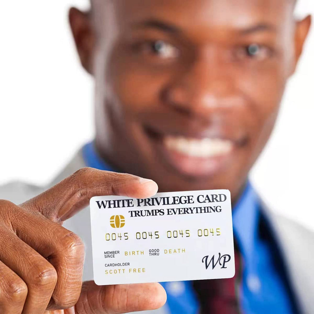 10Pcs White Privilege Cards Trumps Everything Joke Funny Card Inspirational Cards…
