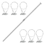6 Pack Ground Earth Anchors with Drive Steel Stool, 30" Long x 1/8" Cable.