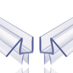 2-Pack Butecare Frameless Shower Door Bottom Seal for Glass Doors – Stop Shower Leaks and Create a Water Barrier (3/8” x 39”)