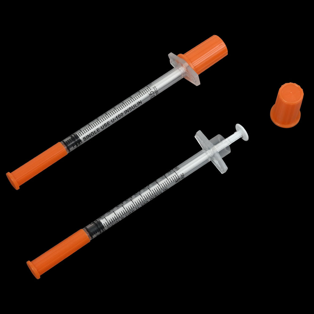 U-100 1/2ml 31ga Disposable Syringe and 31G x 6 mm (1/4’’), 20Pack