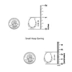 LeCalla 925 Sterling Silver Hoop Earrings | Lightweight Classic Small Oval Shrimp Hoops Earring for Women - 25MM