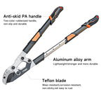 AIRAJ 27-37'' Extendable Anvil Loppers,Tree Trimmer Heavy Duty with Compound Action,Branch Cutter with 2” Cutting Capacity,Chops Thick Branches Ease,Garden Lopper for Gardening Pruning Shears