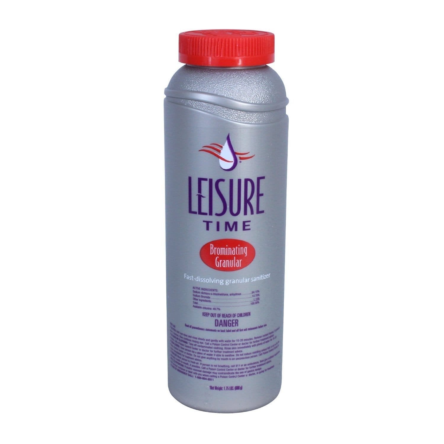 Leisure Time 45435-02 Brominating Granular for Spas and Hot Tubs (Pack of 2), 1.75 lb.