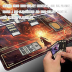MTG Playmat - Non-Slip Backing Printing, Ideal for Card Game Enthusiasts TCG Playmat (Dimensional Sword Art-Deck)