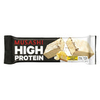 MUSASHI High Protein Bar, 44g Protein, 3.7g Total Sugars, Lemon Cheesecake, Post Workout and Protein Snack On The Go, 12 Pack of 3.2oz (90g) Bars