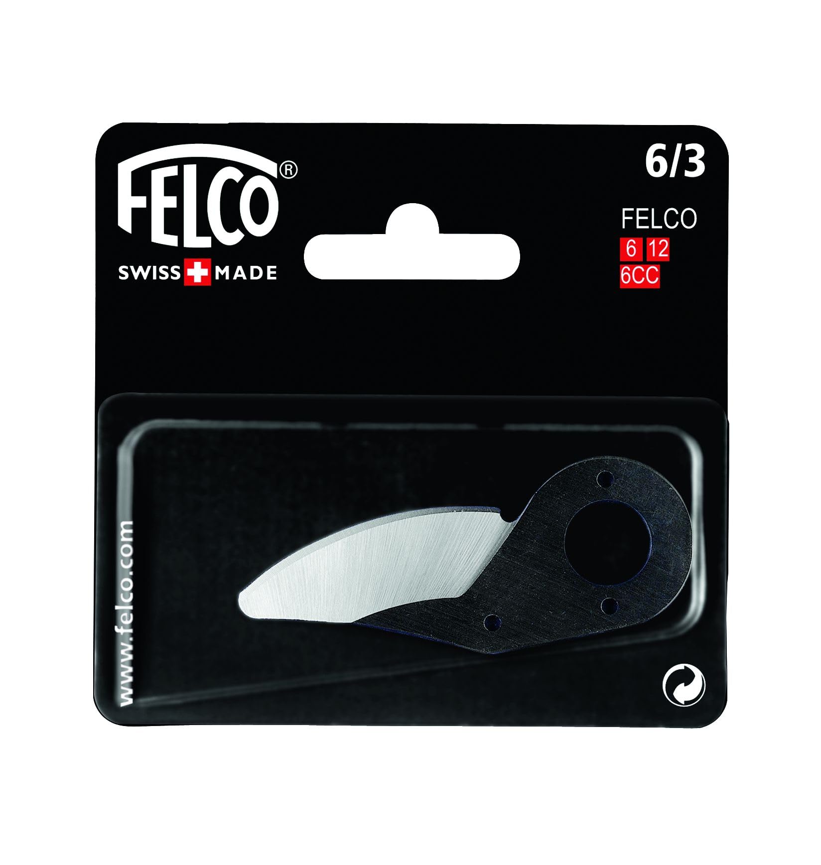 FELCO Hand Pruner Replacement Kit (6/3-1) - Spare Blade, Spring, & Adjustment Key for Garden Shears & Clippers, Genuine SWISS MADE