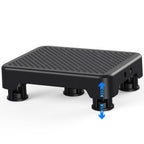 SPACELEAD Mobility Step Stool for Adults & Seniors, Indoor/Outdoor Portable Stair Assist, Anti-Slip Platform for Bathroom， Kitchen, Office, and Bedroom, 600lbs Capacity, Black Black