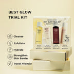 haruharu Wonder Best Glow Trial Kit, Strong, Hydrated, Glowing, Daily Routine, Mini Size, Double Cleansing, Toner, Barrier Essence