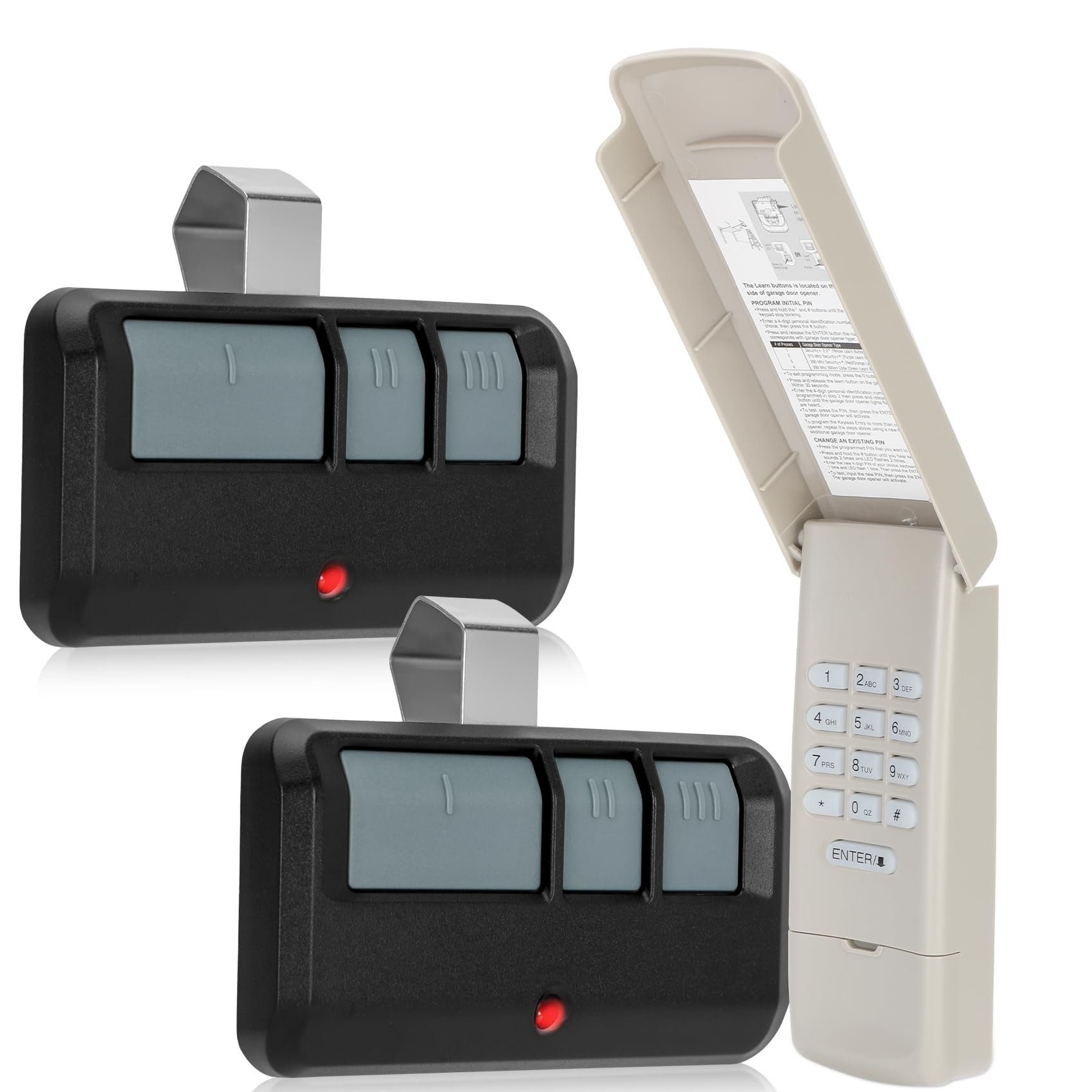 for liftmaster Craftsman Chamberlain Garage Door Opener Keypad Remote Universal, 893MAX 893LM 373LM 971LM 877MAX 877LM G940EV-P2 CMXZDCG440 878MAX