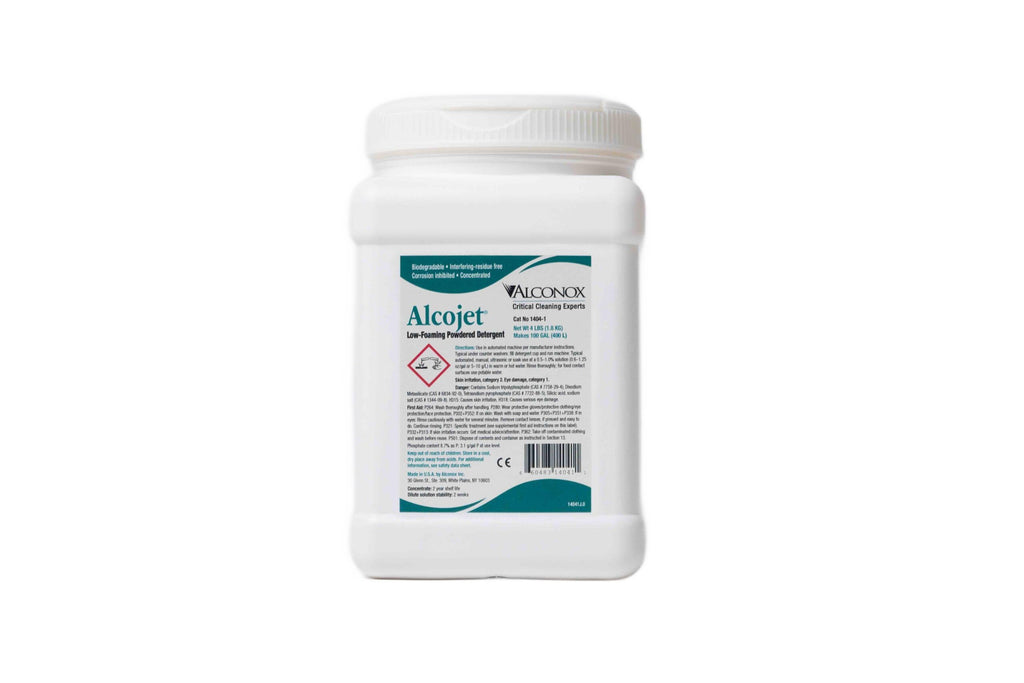 Alconox 1404 Alcojet Nonionic Low-Foaming Powdered Detergent, 4lbs Box