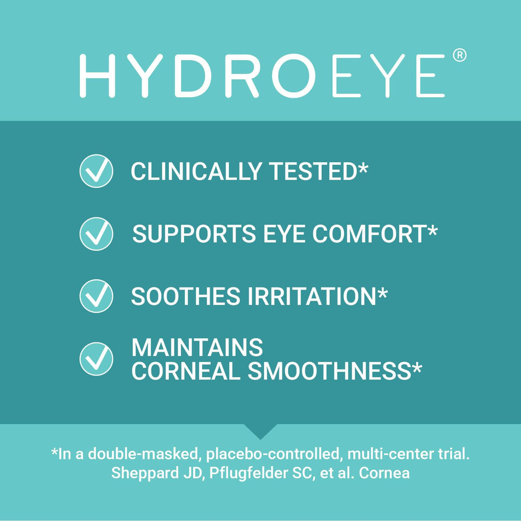 ScienceBased Health HydroEye Dry Eye Supplement – Clinically Tested with GLA & Omega-3 – Supports a Healthy Tear Film for Lasting Eye Comfort – 120 Softgels