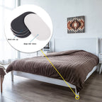 Reusable Large Furniture Movers Sliders for Carpet and Hardwood Floors-8 Pack 9-1/2" Oval Moving Pads Protector for Heavy Duty Sofa Bed Table Desk,Quickly and Easily Move Any Item, Beige