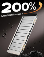 FACHNUO 3 Feet Portable Wheelchair Ramp, Non-Skid Aluminum Handicap Ramps with Handle, Folding Threshold Wheel Chair Ramp for Home Steps, Stairs, Entry, Threshold, Curbs, Stairs, 800LBS Capacity