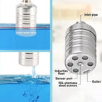 Auto Water Level Control Float Valve 1/2" 3/4" - 304 Stainless Steel, No Pump Needed for Water Tanks, Fish Ponds, Livestock Troughs, Hydroponics, Pool(2 Pack Short)