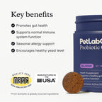PetLab Co. Probiotic Chews for Dogs, 30 Soft Chews, Salmon