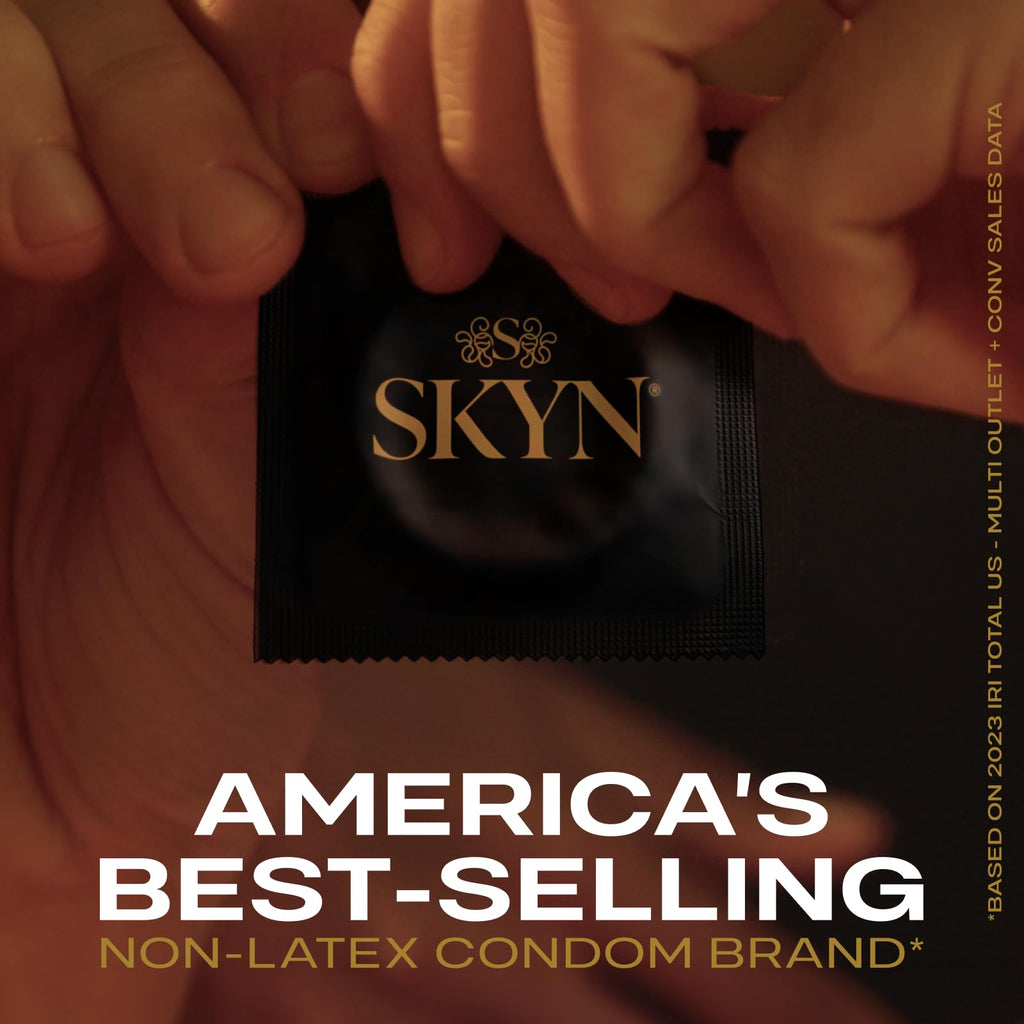 SKYN Elite Large Condoms – 36 Count – Ultra-Thin, Lubricated Latex-Free Condoms, Longer and Wider for a More Comfortable Fit