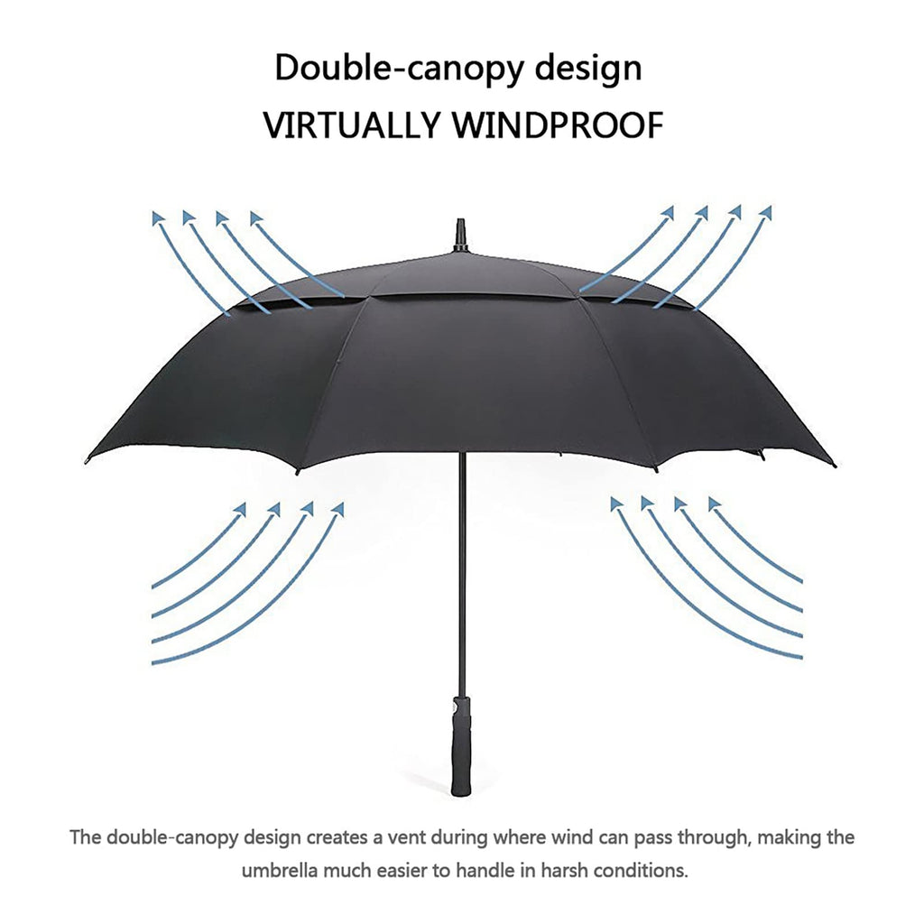 G4Free 47/54/62/68/72 Inch Golf Umbrella Windproof Auto Open Large Umbrella