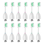 Replacement Toothbrush Heads for Philips Sonicare E-Series/Essence/Xtreme/Elite and Other Screw-on Electric Toothbrush Models, 12 Pack, Dupont Bristles
