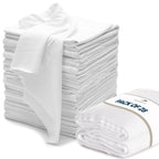 VALENGO New Lint Free Rags – 100% Cotton Cloth, Soft T-Shirt Rags, Lint Free Cloth for Staining Wood, Cast Iron, Dusting, Polishing, Painting and Cleaning – Reusable & Absorbent – 17”x17” (Pack of 28)