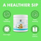 Yes You Can! Aloe Vera Powder Drink Mix - Hydration Booster Infused with Pure Organic Aloe Vera Extract - Delicious Flavors - Made in USA - Antioxidant Rich - Peach Lemonade Flavor - 40 Servings Per Canister (4 Pack)