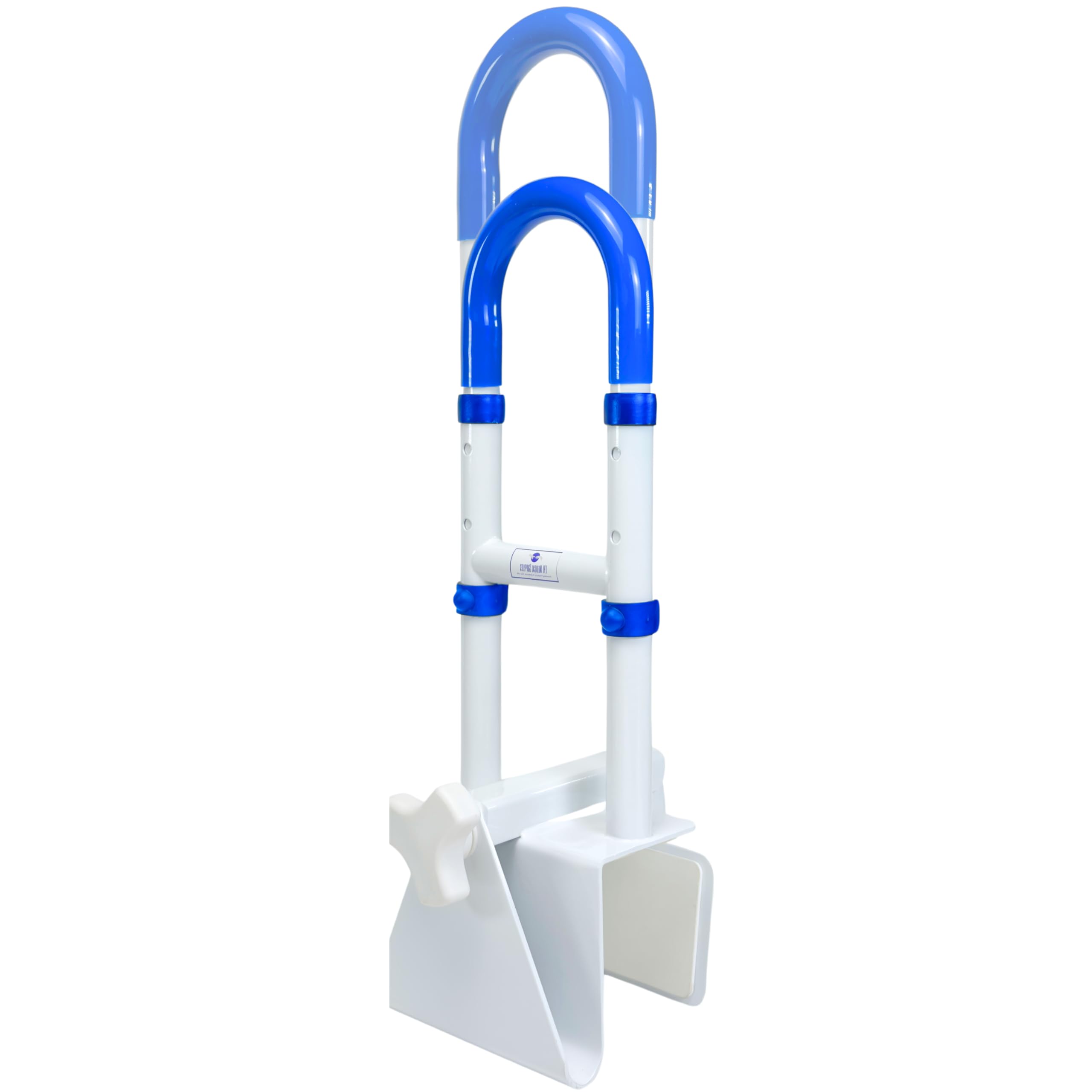 EYL Medical Supplies Adjustable Bathtub Handle for Elderly | Sturdy Clamp-On Tub Grab Bar with 300lb Capacity | Grab Bars for Bathtubs | Shower Handle for Elderly | Durable Tub Safety Rail 14" x 17