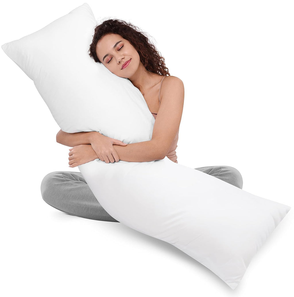 Utopia Bedding Full Body Pillow for Side Sleeper, White Long Pillow for Bed