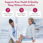 Advanced Knee Discovery Knee Joint Support Supplement, Outperforms Glucosamine Chondroitin with Fast Acting Blend of Mangoselect, Olive Fruit, Trans-Resveratrol, Non-GMO Knee Pain Blend, 120 Count