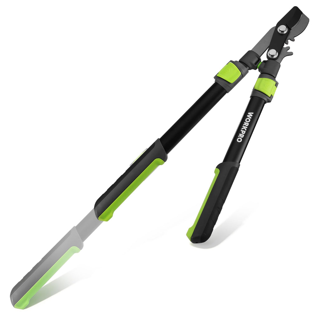 WORKPRO Extendable Bypass Lopper for Gardening, 25-37" Branch Cutter