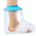 Waterproof Foot Cast Cover for Shower Ankle Wound Protector Bath Adult Watertight Cast Bag Showering for Surgery Foot, Ankle, Burns Reusable