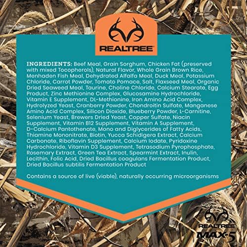 Victor Super Premium Pet Food Realtree - Max-5 Pro, Dry Dog Food, 5-lb Bag, Camo