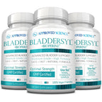 Approved Science Bladdersyl - Urinary Incontinence, Bladder Support - High Absorption - 60 Capsules - Pack of 3 - Vegan