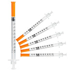 1ml Syringe with 30G 1/2-Inch(12.7mm), Individually Wrapped, 100-Pack Scientific Lab Syrings