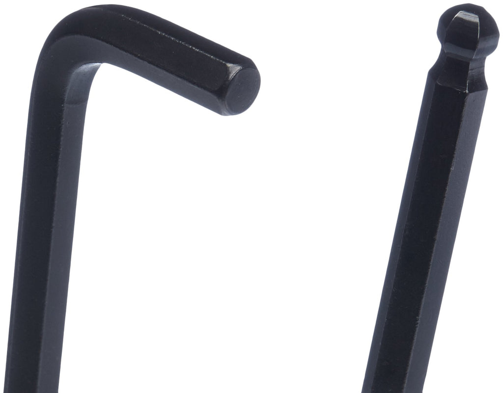 Amazon Basics Hex Key Allen Wrench, Long Arm, Ball End, Metric and Standard Sizes, Chrome Vanadium Steel, 26-Piece with Storage Case