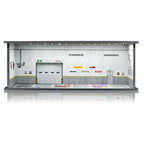 Saichotoy Display Case for Hot Wheels: Stackable Parking Garage for 1/64 Scale Matchbox Toy Car, Foamboard Storage for Monster Trucks with LED Light and Acrylic Cover, Depot