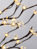 Lightshare 6.5FT 208 LED Cherry Blossom Tree, Lighted Artificial Tree for Decoration Inside and Outside, Home Patio Wedding Festival Christmas Decor