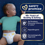 Pampers ZZZ Overnight Diapers, Size 6 (23-44 lbs), 72 Count, Nighttime Protection Disposable Baby Diaper