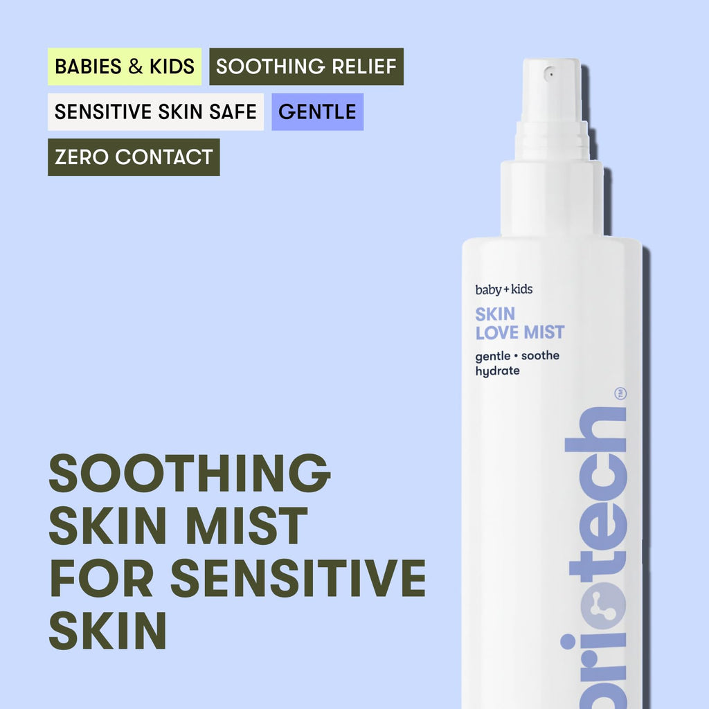 Briotech Baby Skin Love Spray | Gentle Hypochlorous Acid Mist for Soothing, Calming & Cleansing Delicate Skin | Pediatrician-Approved, Added Fragrance-Free | 4 oz (2 Pack)