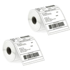 MFLABEL 4x6 Thermal Shipping Labels - 2 Rolls of 250, Perforated & Smudge-Proof Direct Thermal Labels Compatible with Rollo, Zebra, for Amazon UPS FedEx Shopify
